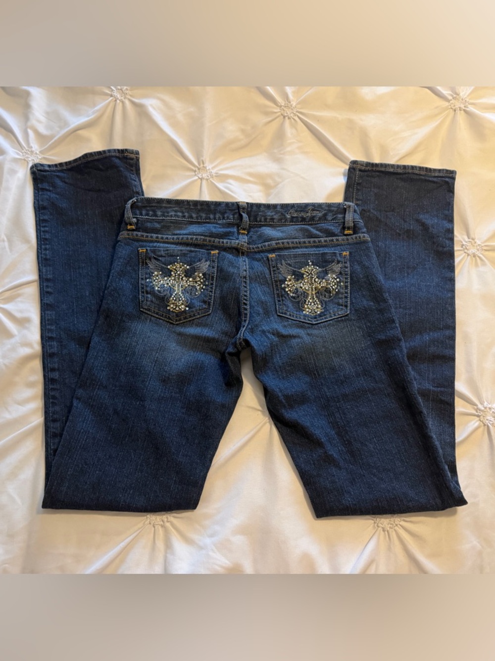 vintage guess rhinestone jeans